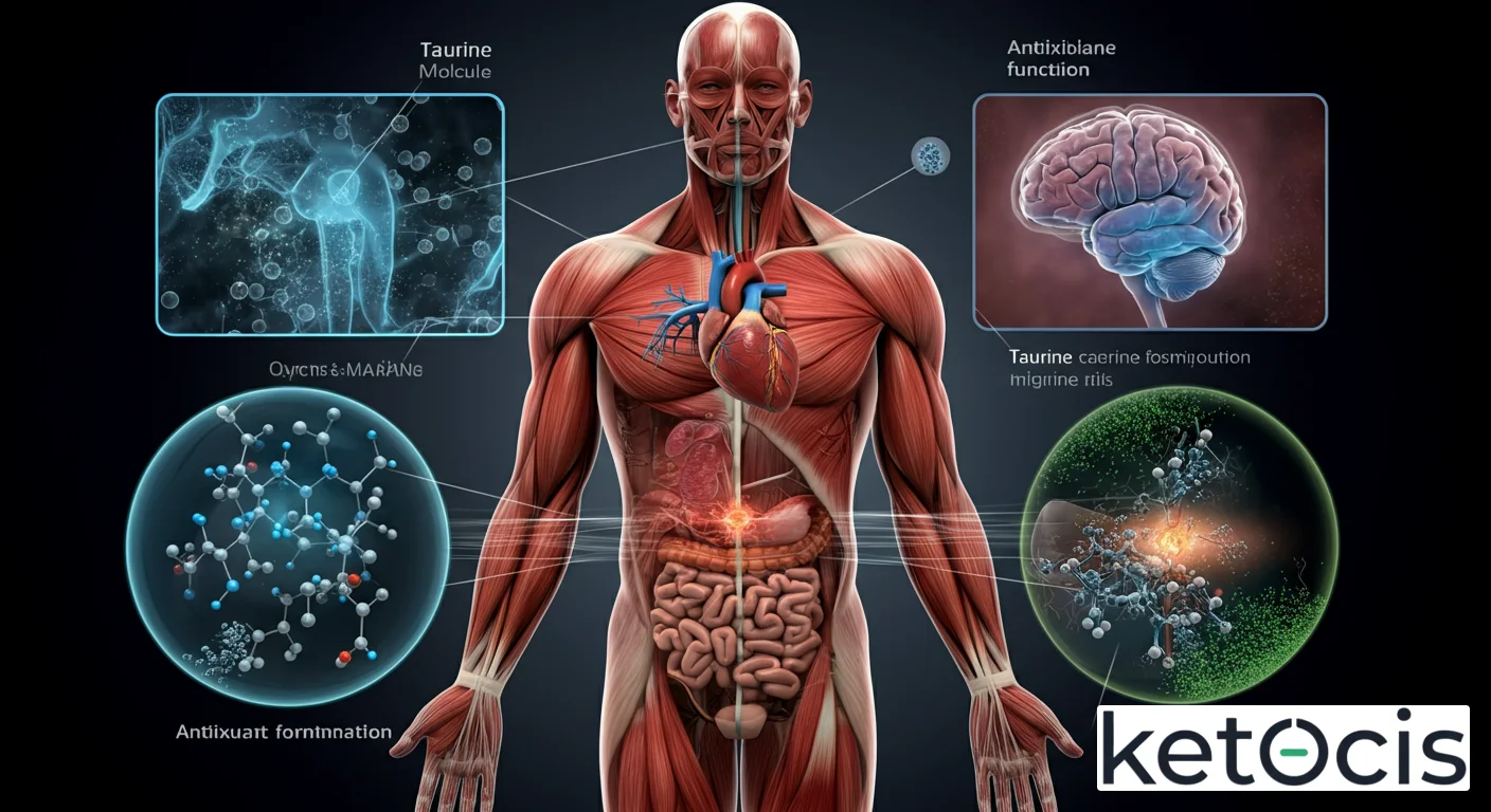 Taurina: Beneficios, Función en Cetosis y Optimización Metabólica