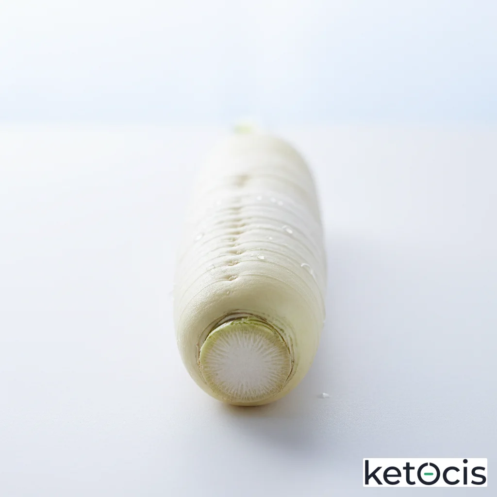 Rábano Blanco Largo: Crispidez Keto sin Picos Glucémicos