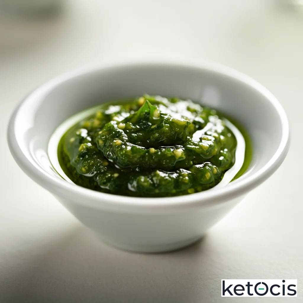 Salsa Pesto Keto: Energía Cetogénica y Sabor Sin Culpa