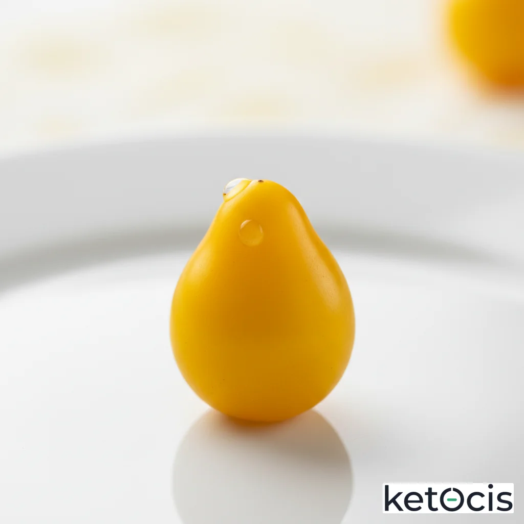 Tomate Pera Amarillo: Pureza Keto, Glucosa a Raya.