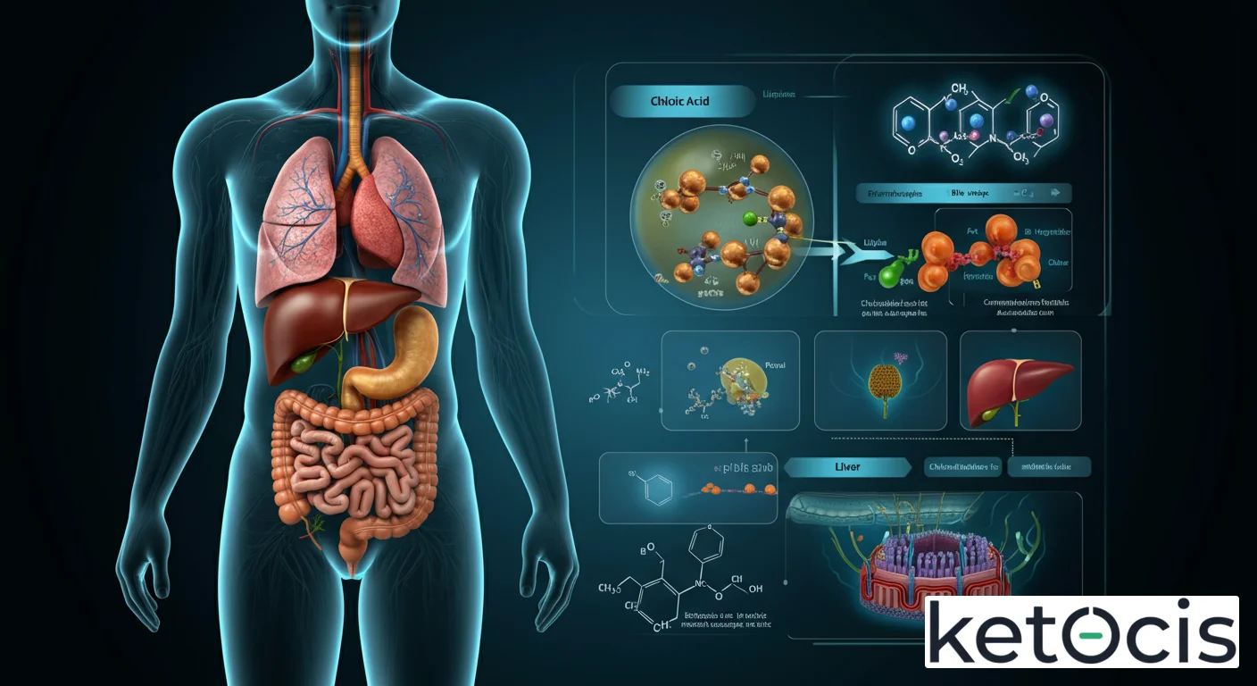 Ácido Cólico: Digestión, Metabolismo y Salud Hepática en Keto