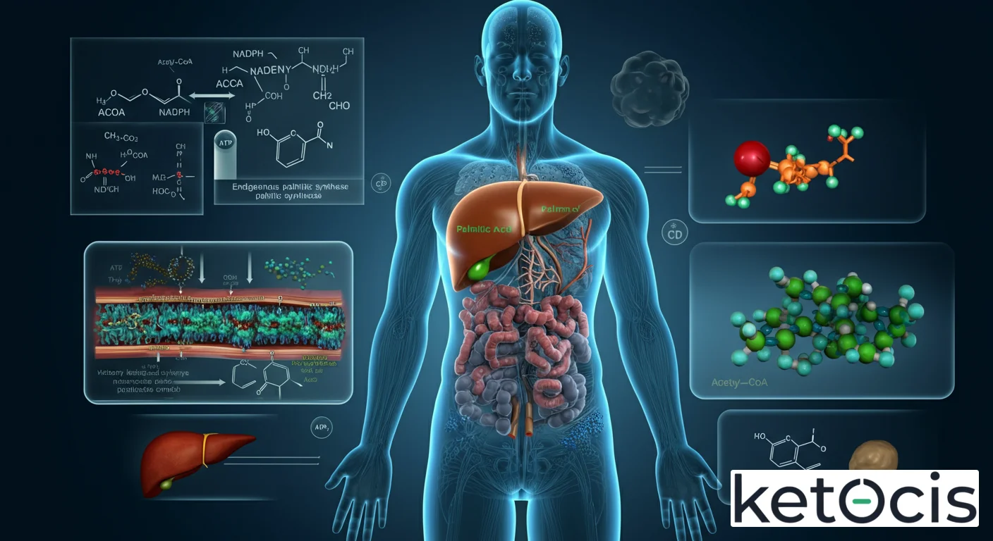 Ácido Palmítico Endógeno: Síntesis, Función y Rol en Cetosis | Glosario Ketocis