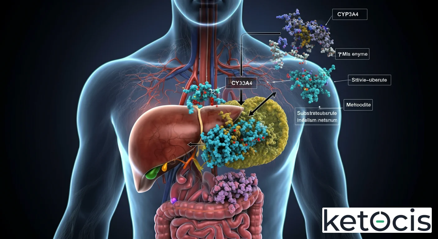 CYP3A4: La Enzima Maestra del Metabolismo de Fármacos y Keto