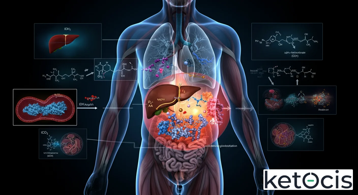 Isocitrato Deshidrogenasa: Clave Metabólica en Cetosis y Cáncer