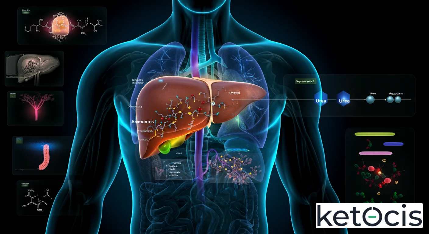 Urea Hepática Endógena: Ciclo Crucial del Hígado en Cetosis